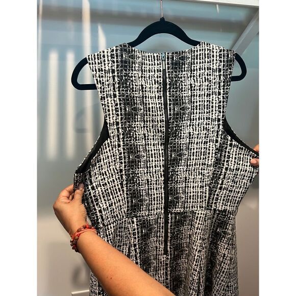 Eva Longoria printed sleeveless A-line fit and flare double-lined professional w - Picture 5 of 5